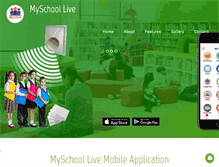 Tablet Screenshot of myschoollive.com